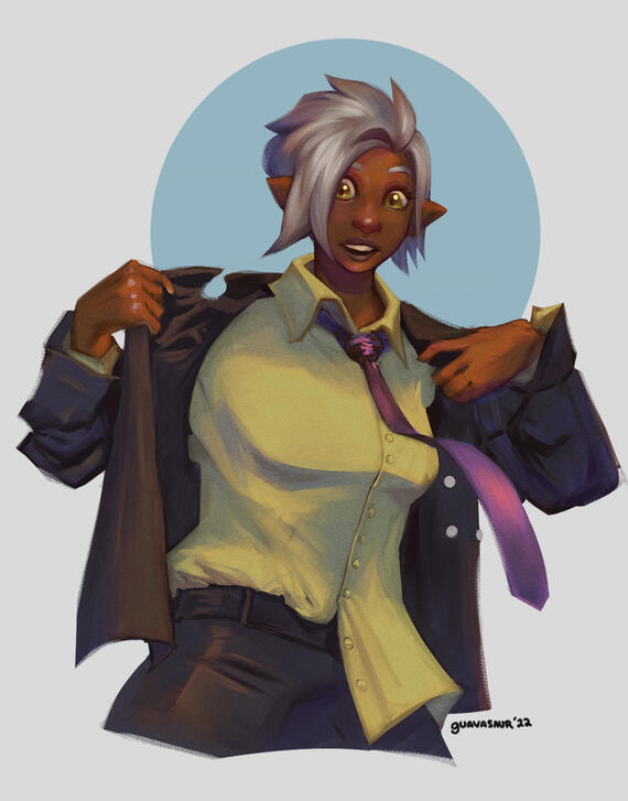 Half Body (Painted w/ Color)