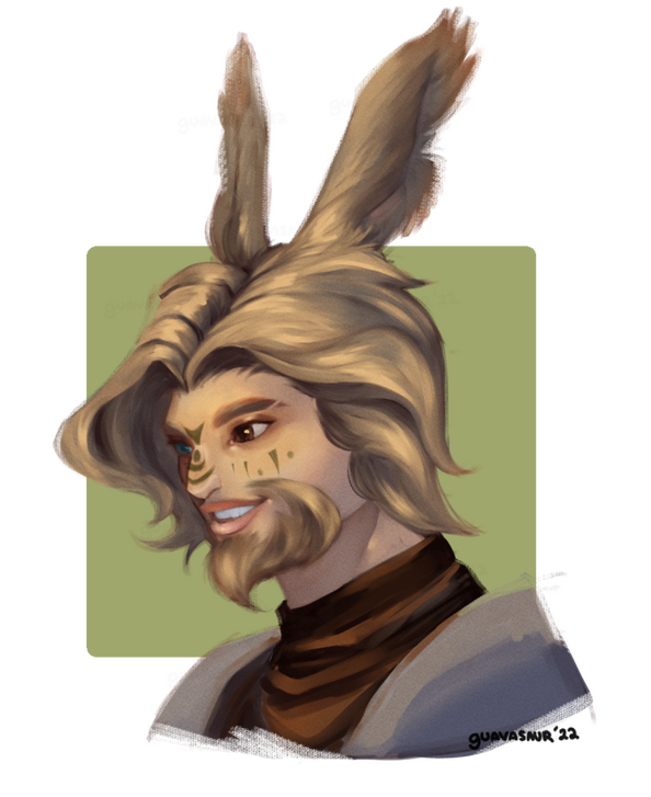 Headshot (Painted w/ Color)